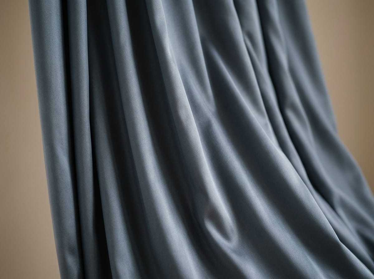 Slate Viscose Drape